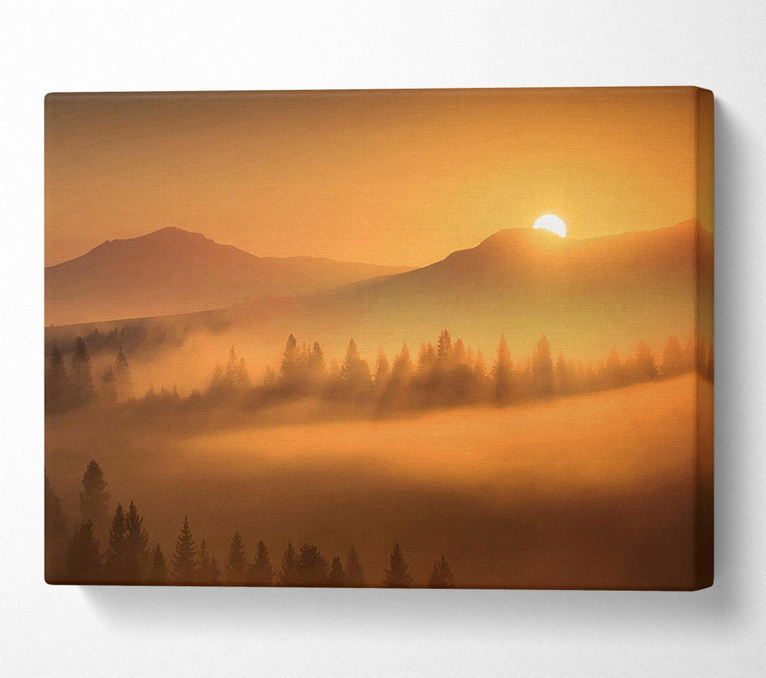  A Canvas Print of Sunrise Morning Glory Canvas Art