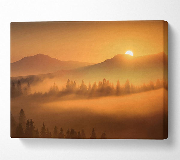  A Canvas Print of Sunrise Morning Glory Canvas Art