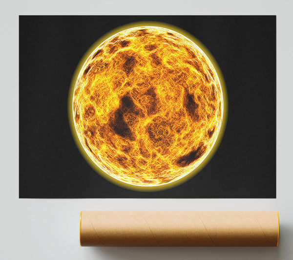 The Core Of The Blazing Sun Poster