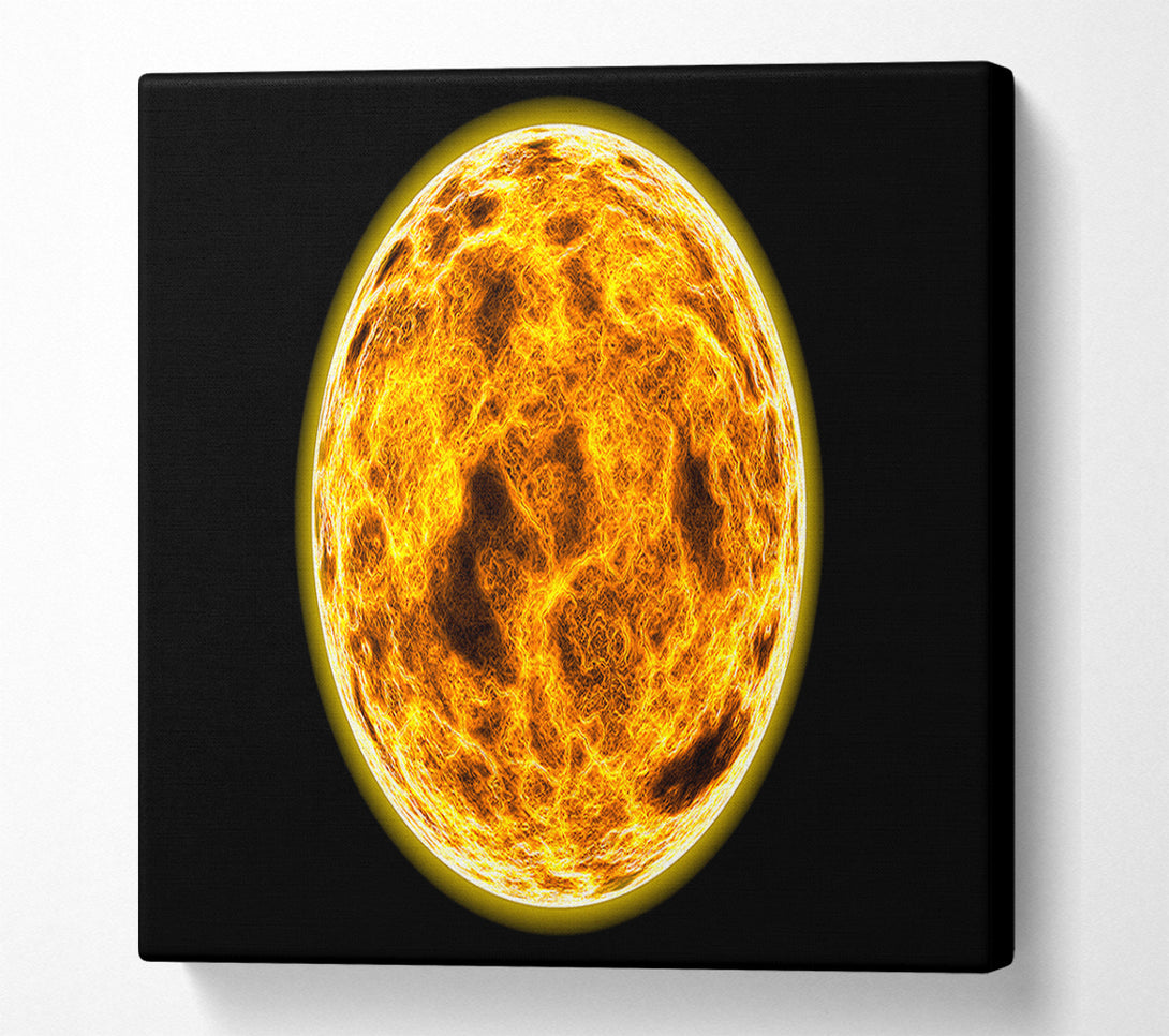  A Canvas Print of The Core Of The Blazing Sun Canvas Wall Art