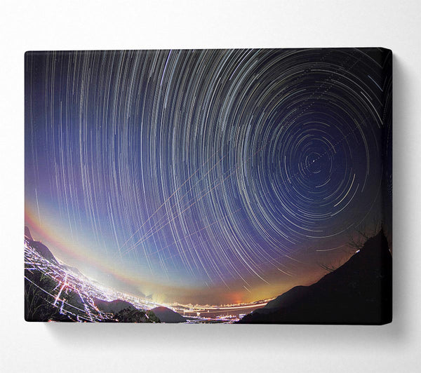  A Canvas Print of Speed Of Light Canvas Print