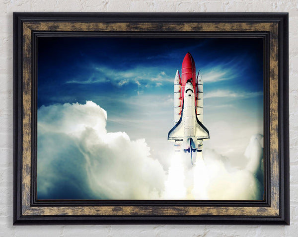 Rocket Launch 1 Framed Print