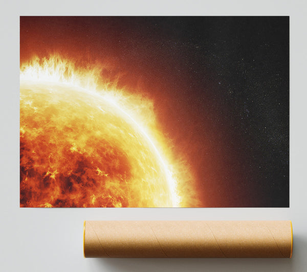 Fire Sun Glow Giclee Print