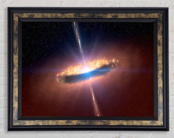 Star Explosion Framed Print