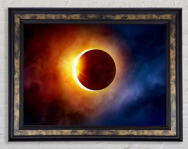 Total Eclipse Framed Print