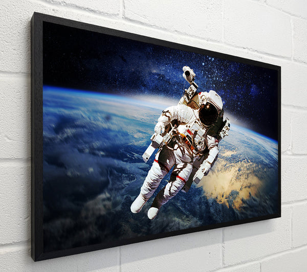 Astronaut Above The Earth