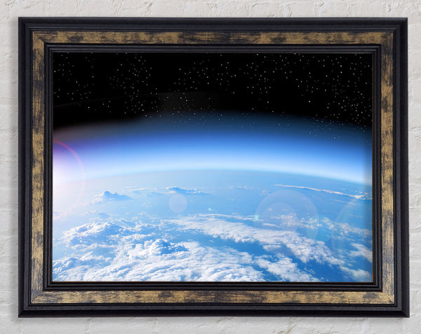 The Earths Energy Field Framed Print