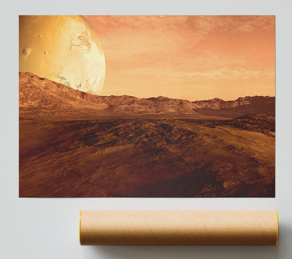 The Moon On Mars Giclee Print