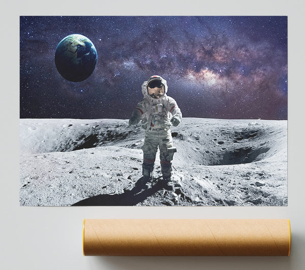 Man On The Moon Print