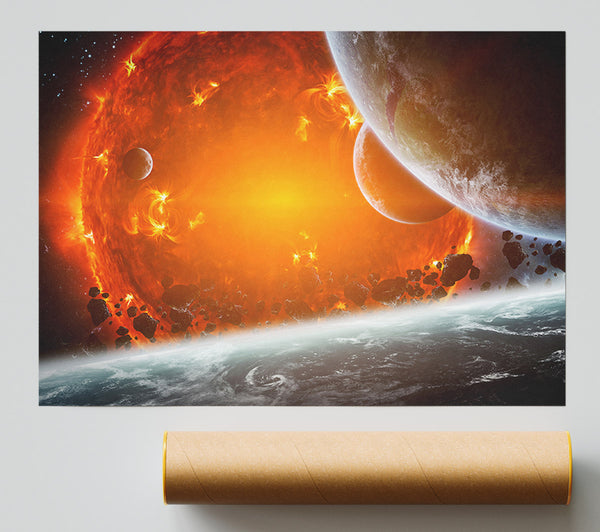 Fire Sun 2 Giclee Print