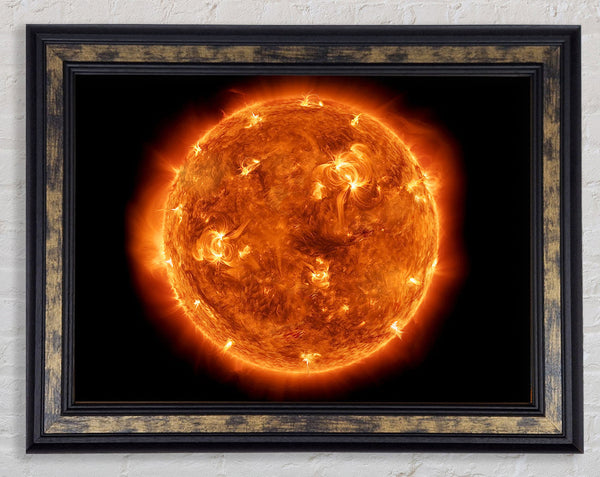 Heat Of The Sun Framed Print