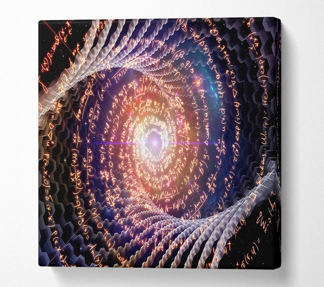  A Canvas Print of Fibonacci Sequence Canvas Wall Art