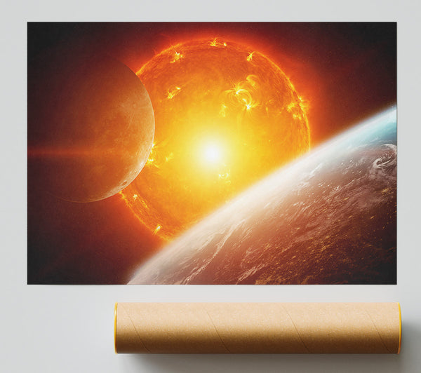 Fire Sun 3 Print