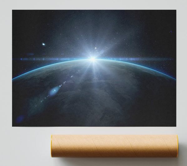 Sun Glow Earth Print