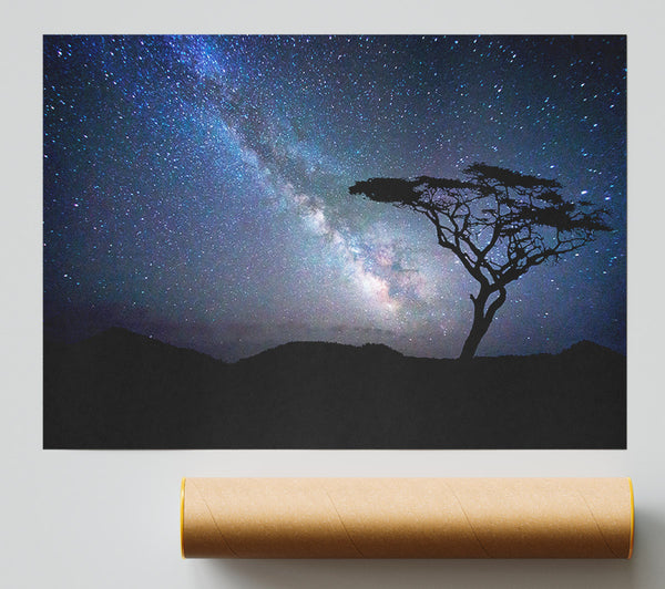 Stunning Star Night Sky Poster