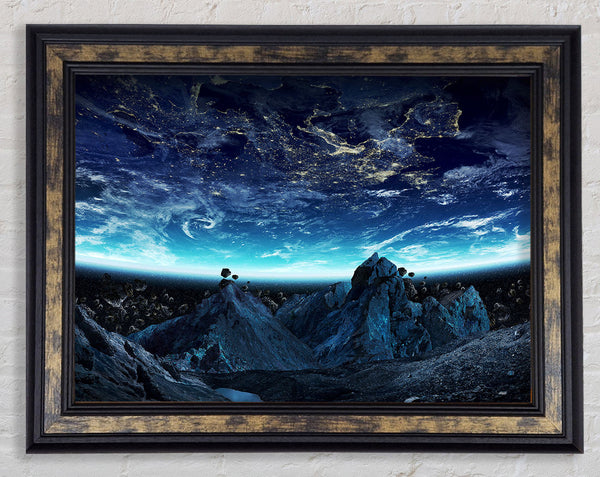 Gravitational Pull Of The Earth Framed Print