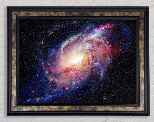 Stunning Star Swirl Framed Print
