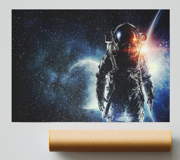 Stunning Astronaut Amongst The Stars Print
