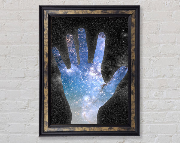 Hand Of God Framed Print
