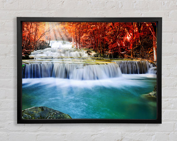 Sunrays Framed Print