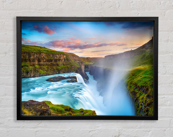 Where The water Flows Framed Print