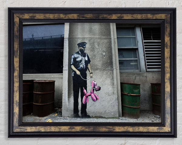 Balloon Dog Muzzle Framed Print