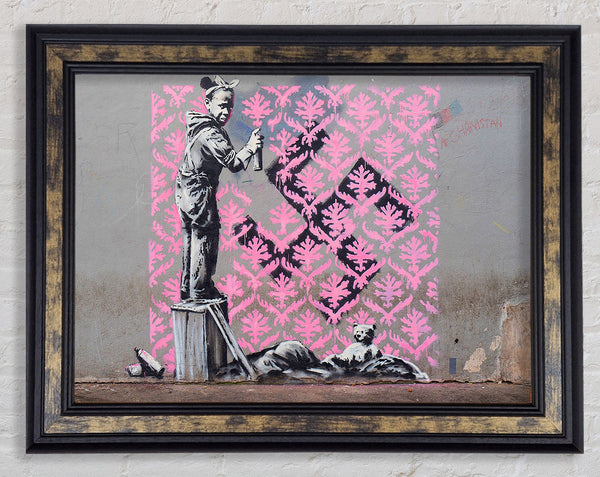 Decorator Kid Framed Print