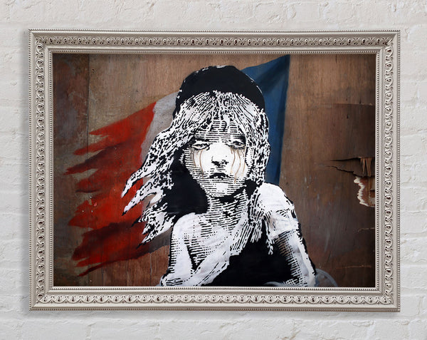 Banksy French embay Framed Print