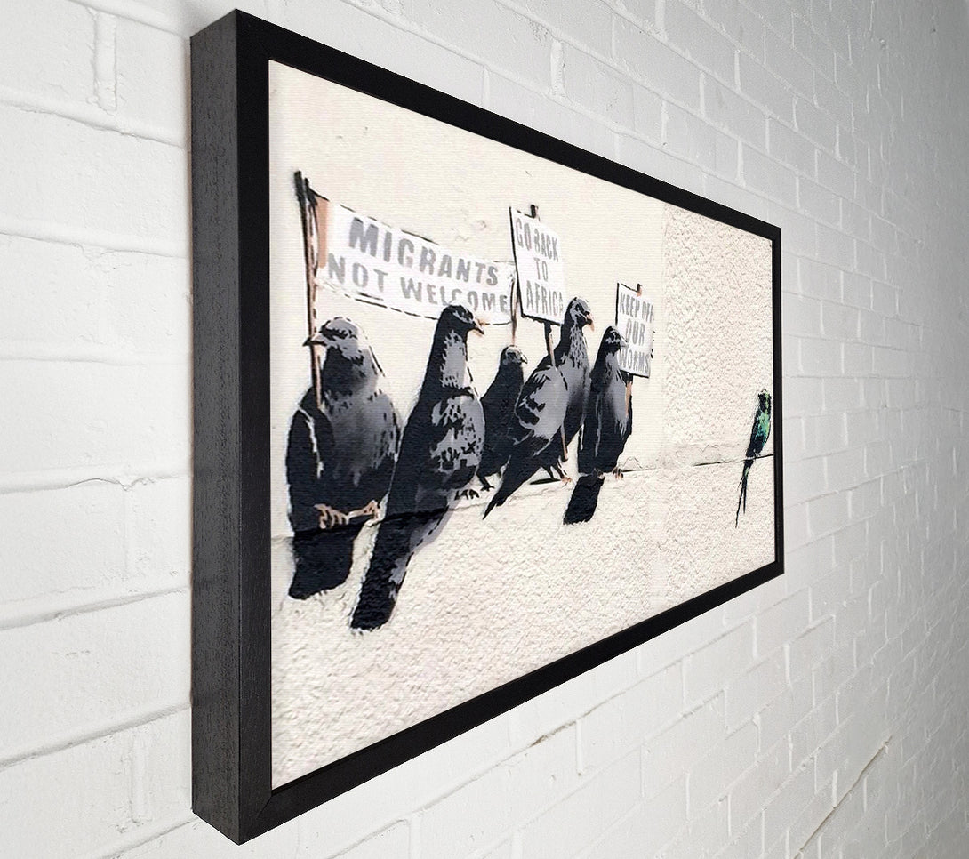  A Canvas Print of Banksy Batman Dark Knight Canvas Wall Art