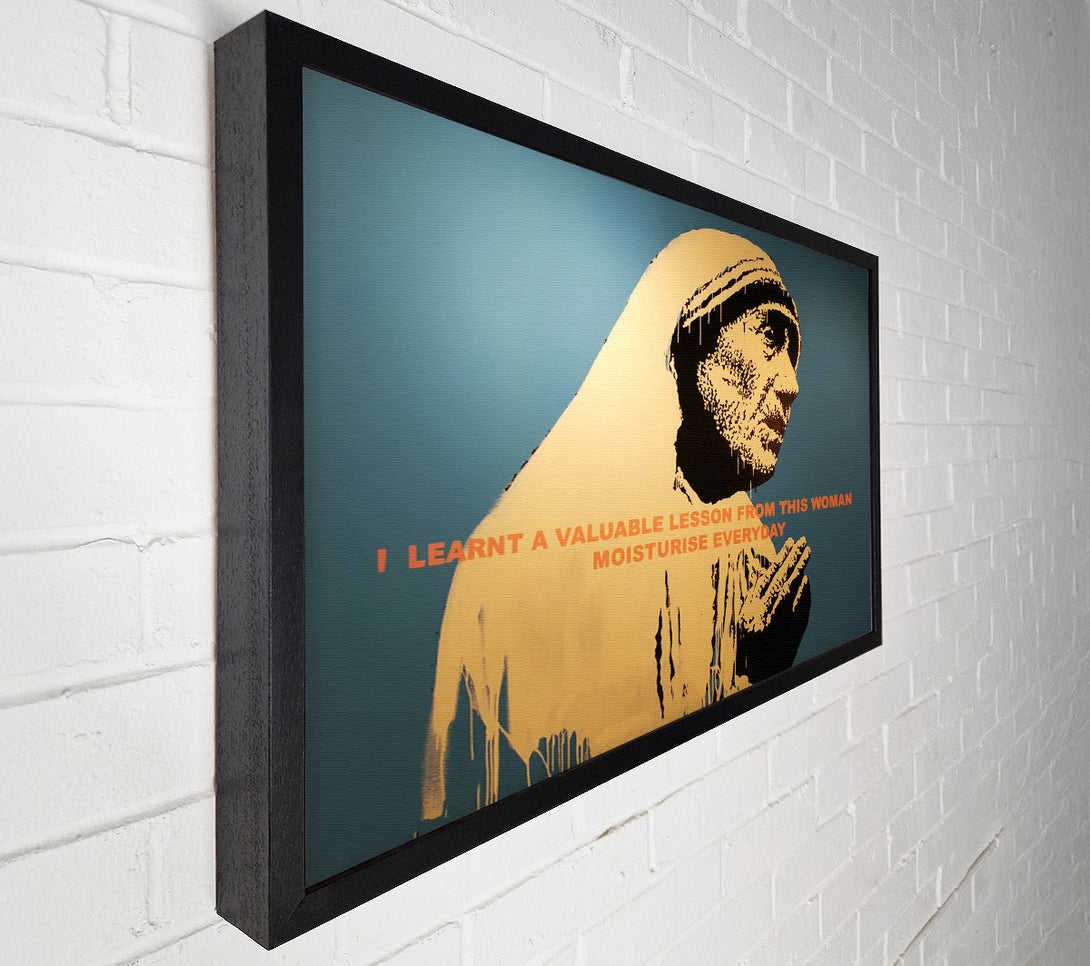  A Canvas Print of Banksy Curtain Paradise Canvas Print