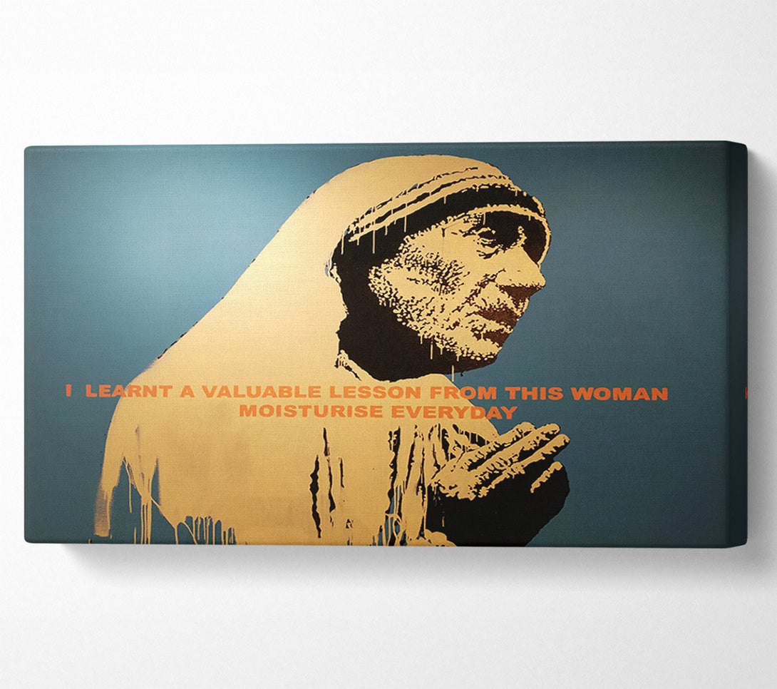  A Canvas Print of Banksy Curtain Paradise Canvas Print
