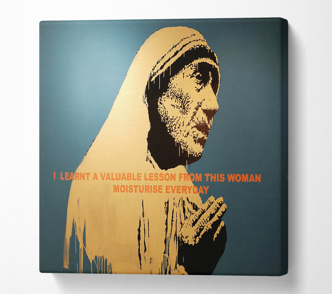  A Canvas Print of Banksy Curtain Paradise Canvas Print