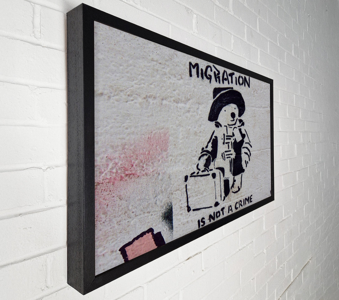  A Canvas Print of Banksy French Embassy Portrait Canvas Print