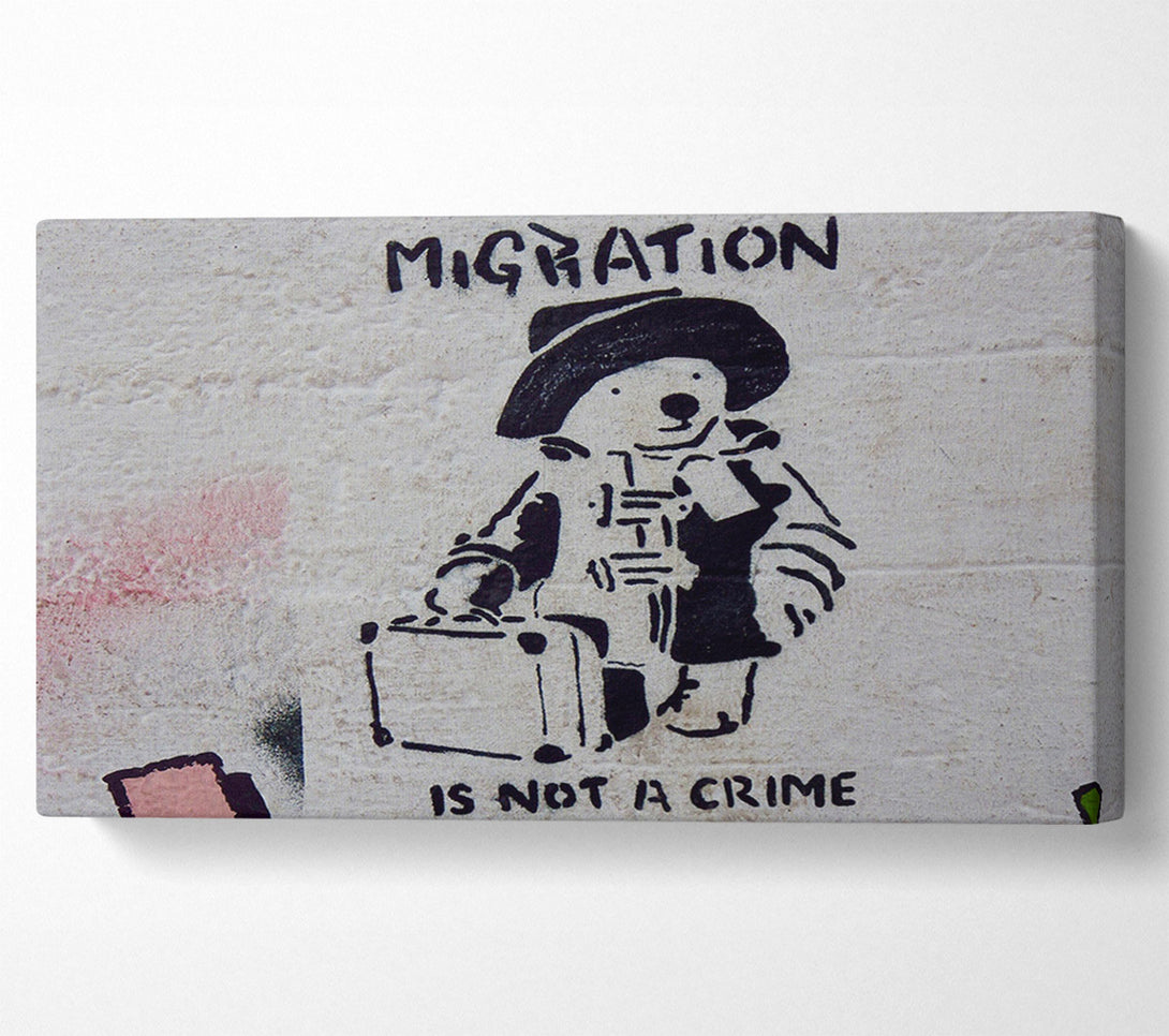 A Canvas Print of Banksy French Embassy Portrait Canvas Print