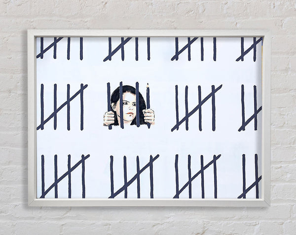 Banksy Keep It Real Framed Print
