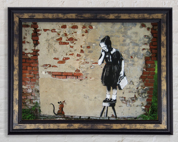 Red Riding Hood Spray Framed Print