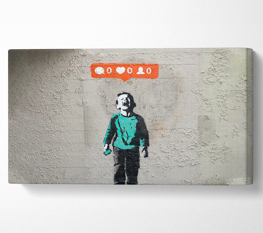  A Canvas Print of Banksy Trendy Storm Trooper Canvas Print