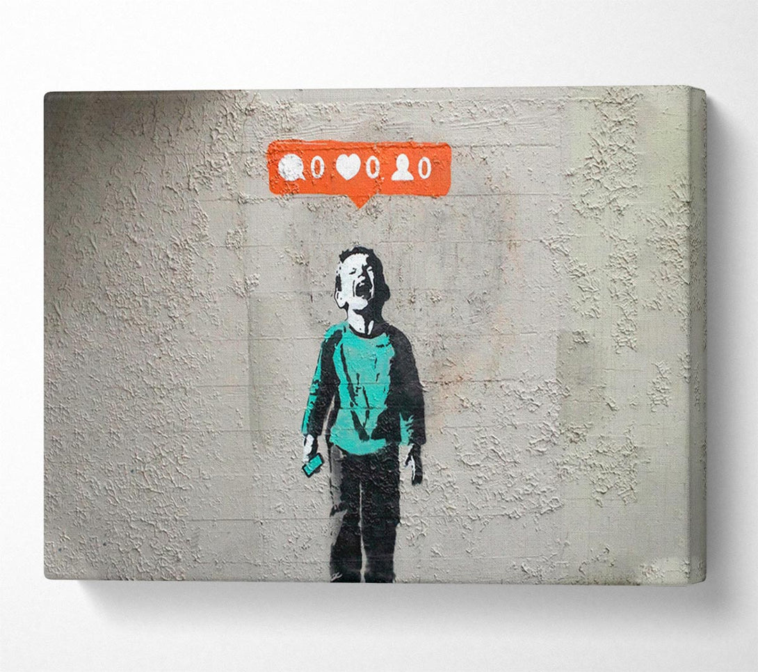  A Canvas Print of Banksy Trendy Storm Trooper Canvas Print