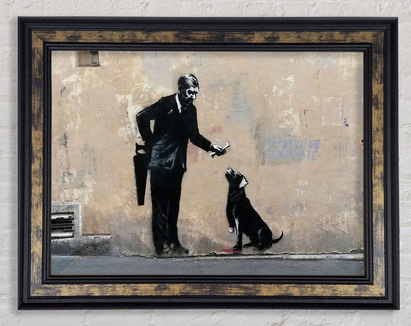 The Hand that feeds Framed Print