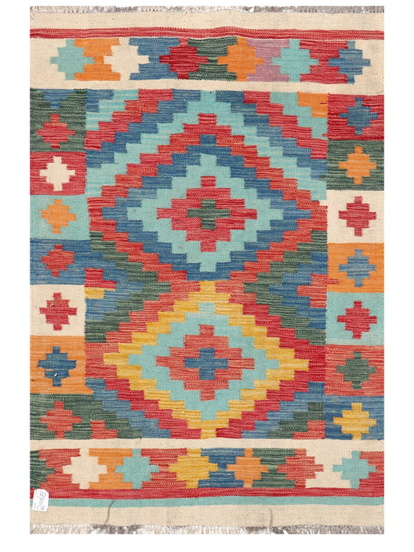 Maimana Afghanistan Kilim Rug - 152 x102 cm