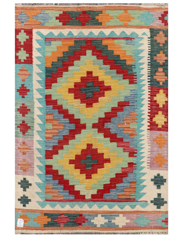 Maimana Afghanistan Kilim Rug - 160 x106 cm
