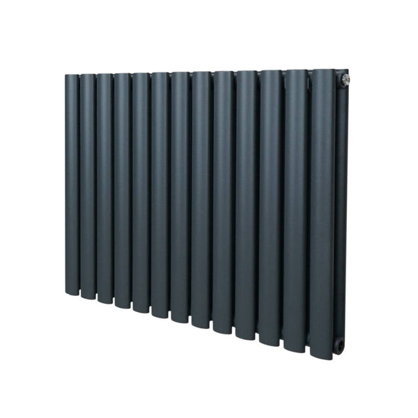 Oval Column Radiator 600mm x 780mm Anthracite Grey