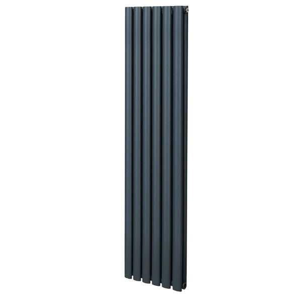 Oval Column Radiator 1600mm x 360mm Anthracite Grey