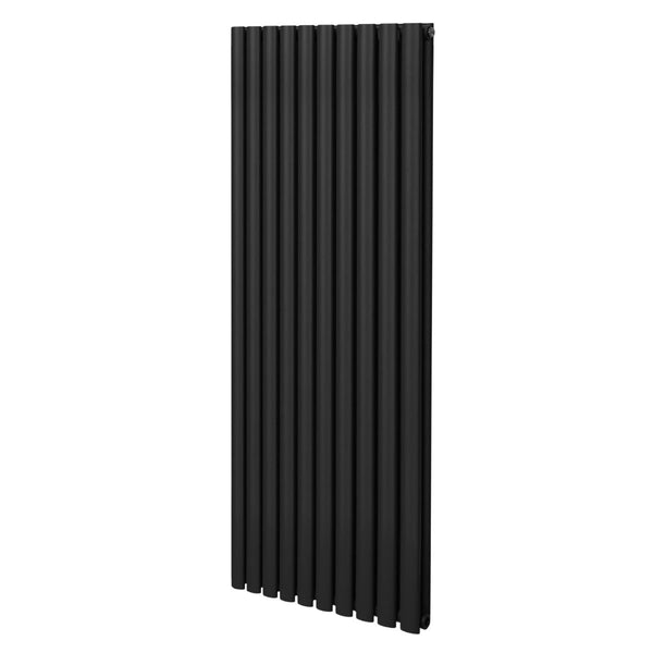 Oval Column Radiator 1600mm x 600mm Black