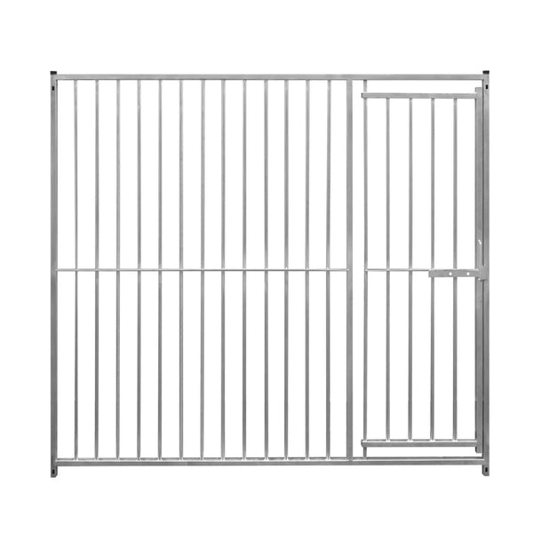 2m Dog Run Panel With Door 8cm Bar Spacing