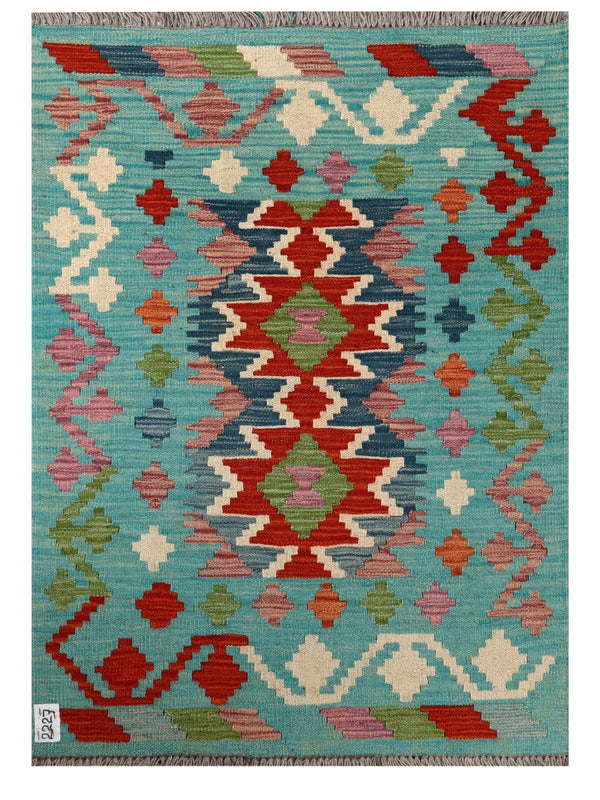 Maimana Afghanistan Kilim Rug - 118 x 84 cm