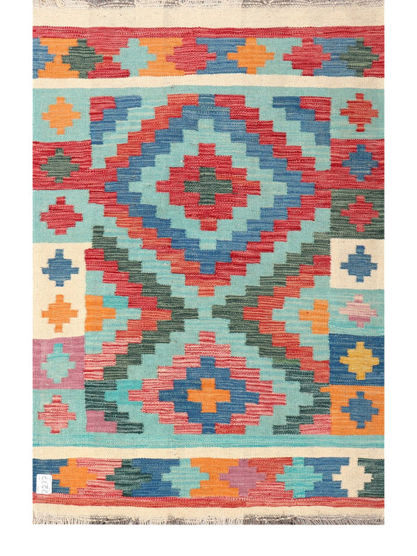 Maimana Afghanistan Kilim Rug - 151 x100 cm