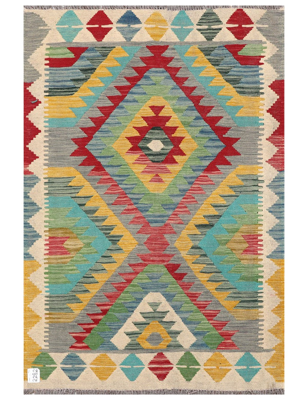 Maimana Afghanistan Kilim Rug - 154 x99 cm