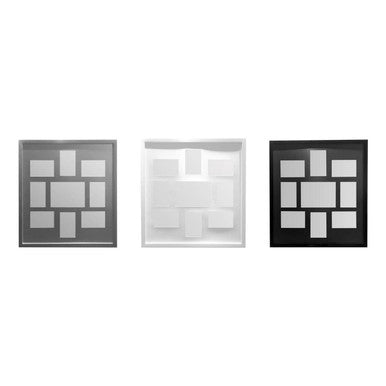 Maren Black Polyresin 9 Multi Photo Fram