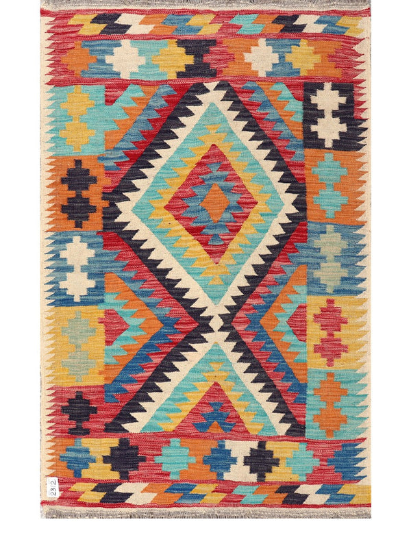 Maimana Afghanistan Kilim Rug - 151 x96 cm